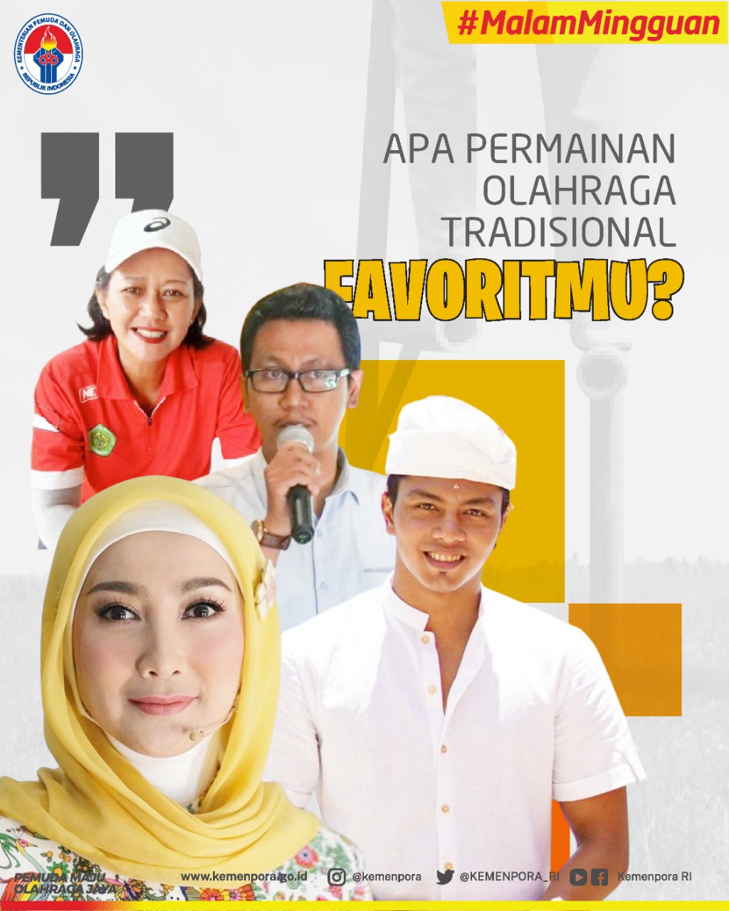 Indonesia memiliki tradisi, budaya, serta adat isitiadat yang terkenal hingga ke mancanegara. Kekayaan tradisi salah satunya yang dimiliki bangsa Indonesia yakni permainan olahraga tradisional. Setiap daerah di Tanah Air juga memiliki permainan tradisiona