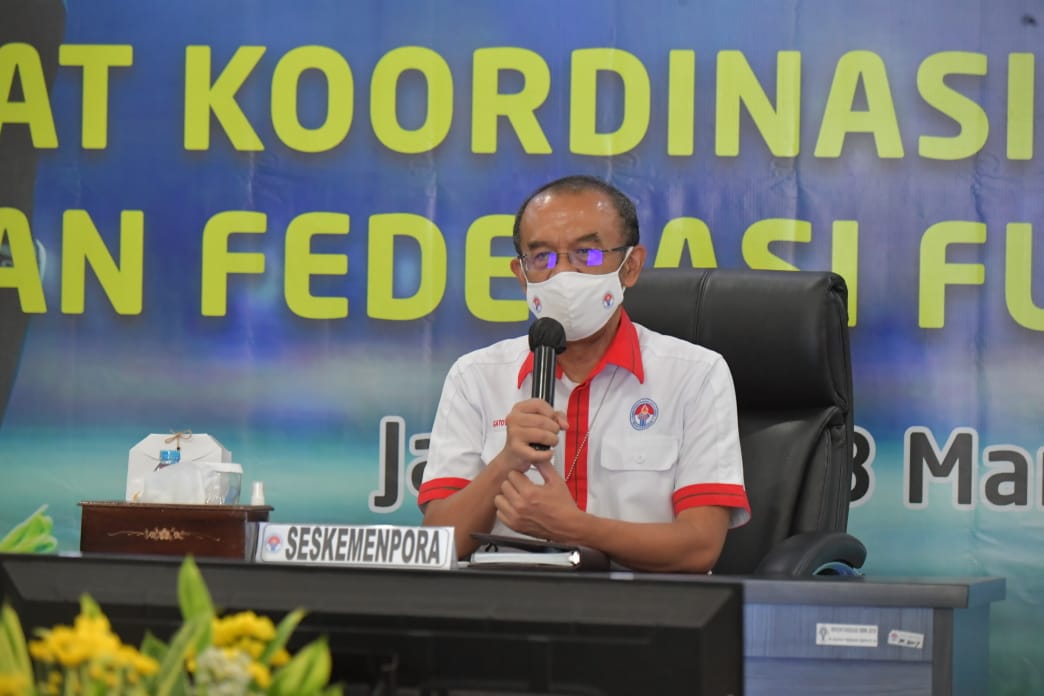 Kementerian Pemuda dan Olahraga menyambut baik terhadap rencana digelarnya Liga Futsal Profesional 2021 pada tanggal 20-21 Maret dan 27-28 Maret di Yogjakarta. Hal itu disampaikan Sesmenpora Gatot S Dewa Broto saat memimpin rapat koordinasi dengan Federas