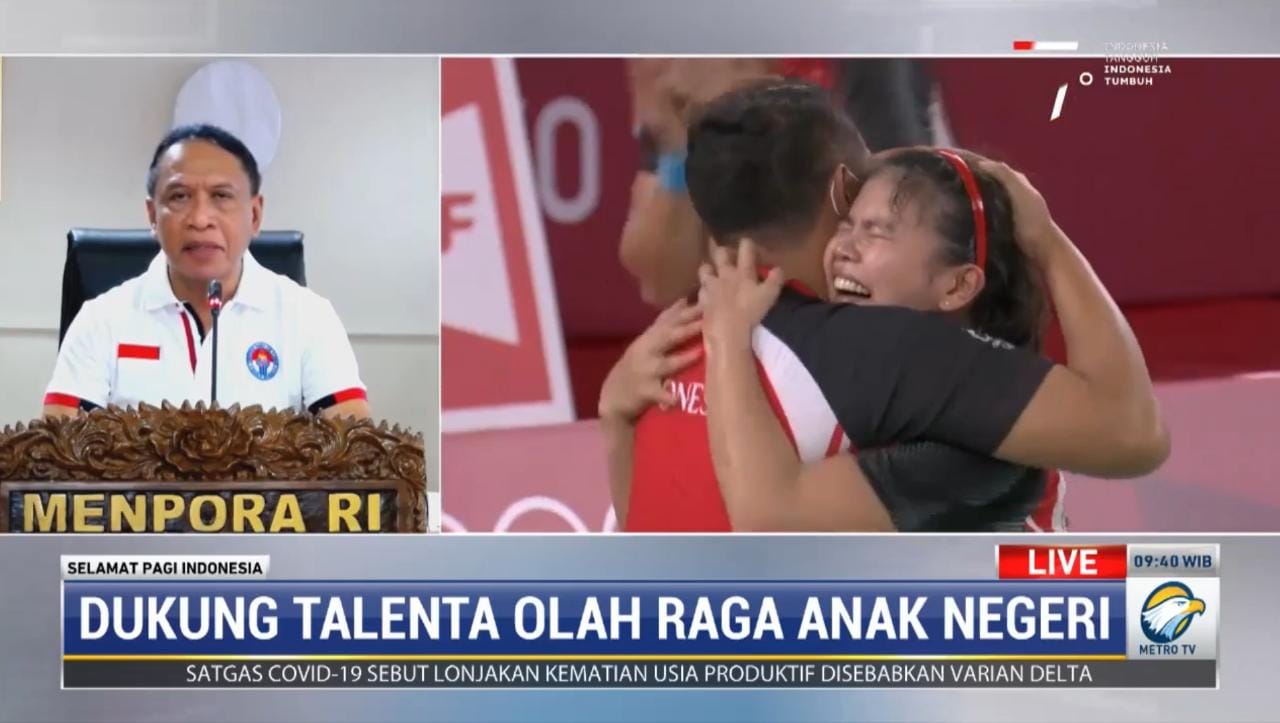Menteri Pemuda dan Olahraga Republik Indonesia (Menpora RI) Zainudin Amali menyampaikan didalam desain besar olahraga nasional selain menjadikan olimpiade sebagai sasaran utama olahraga Indonesia, juga terdapat bagaimana cara pemerintah mendapatkan talent
