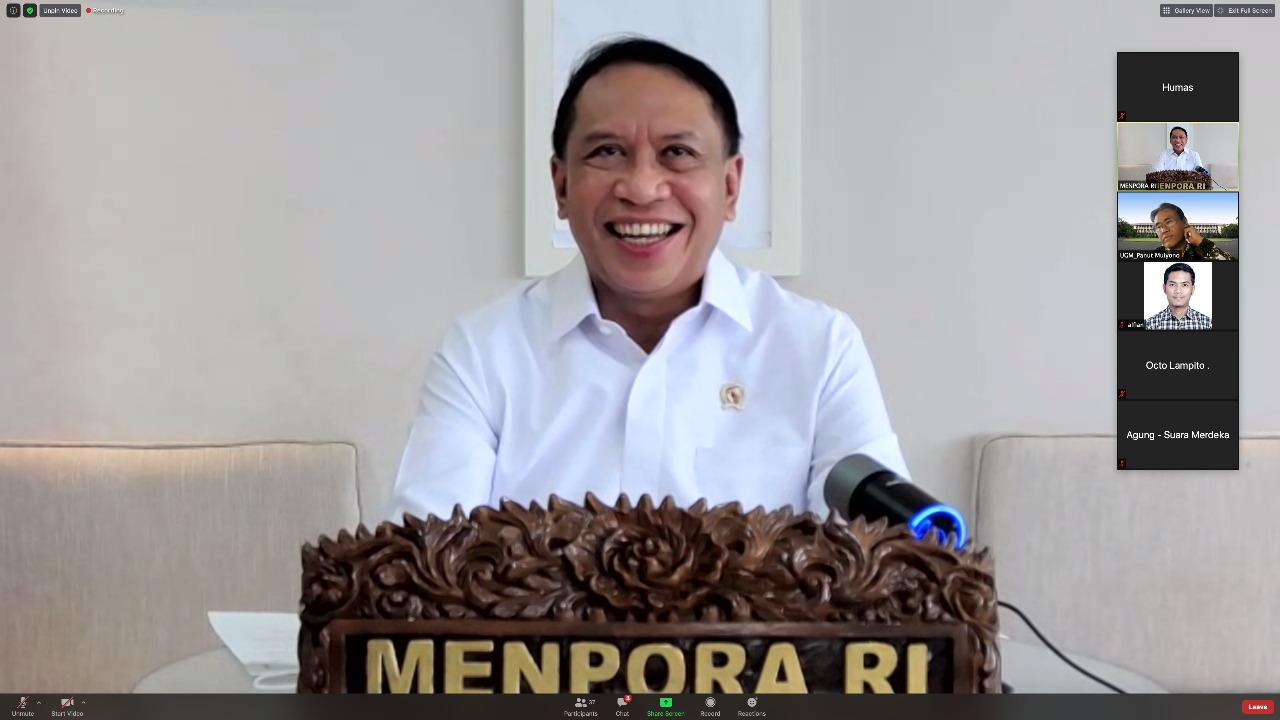 Menteri Pemuda dan Olahraga Republik Indonesia (Menpora RI) Zainudin Amali mendukung kegiatan Sociopreneur Muda Indonesia (Soprema) yang digelar YouSure Fisipol UGM dengan tema “Inovasi Sociopreneur Muda dalam Kebangkitan Bangsa di Masa Pandemi Covid-19” 