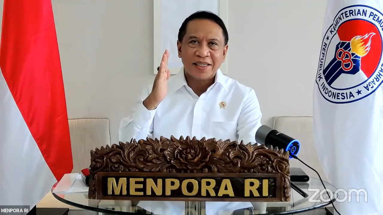 Menteri Pemuda dan Olahraga (Menpora) Zainudin Amali secara resmi membuka Kuliah Kewirausahaan Pemuda yang diselenggarakan Kemenpora RI bersama Universitas Pancasila (UP) melalui virtual, dari Ruang VIP, Kemenpora, Rabu (25/8) pagi.  Kegiatan ini mengangk