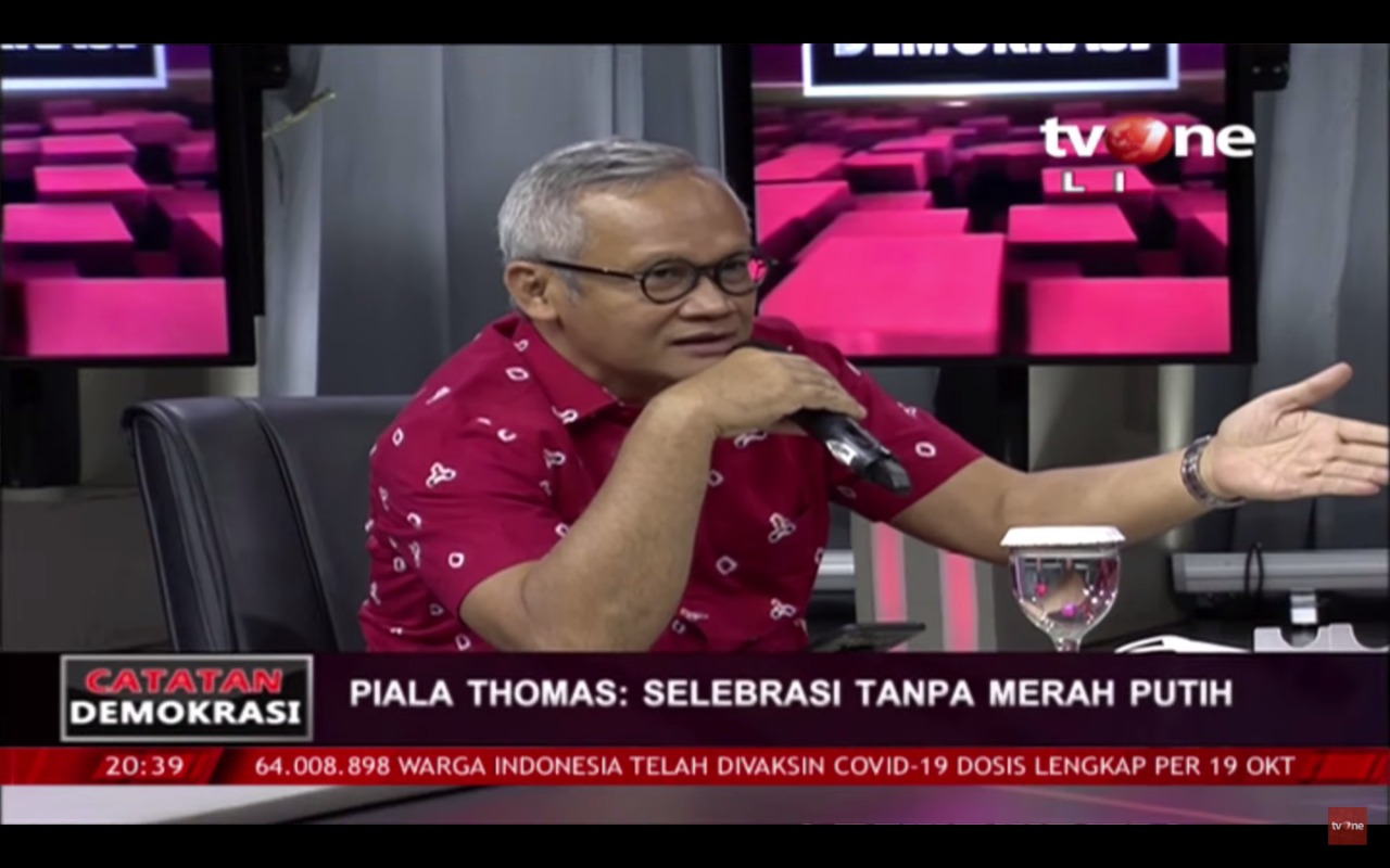 Kembalinya Piala Thomas ke Tanah Air sejak 19 tahun lalu, menjadi berita suka cita bagi masyarakat Indonesia, namun kemenangan itu tercederai oleh sanksi badan doping dunia (WADA) yang melarang berkibarnya bendera Merah-Putih di Ceres Arena, Aarhus, Denma