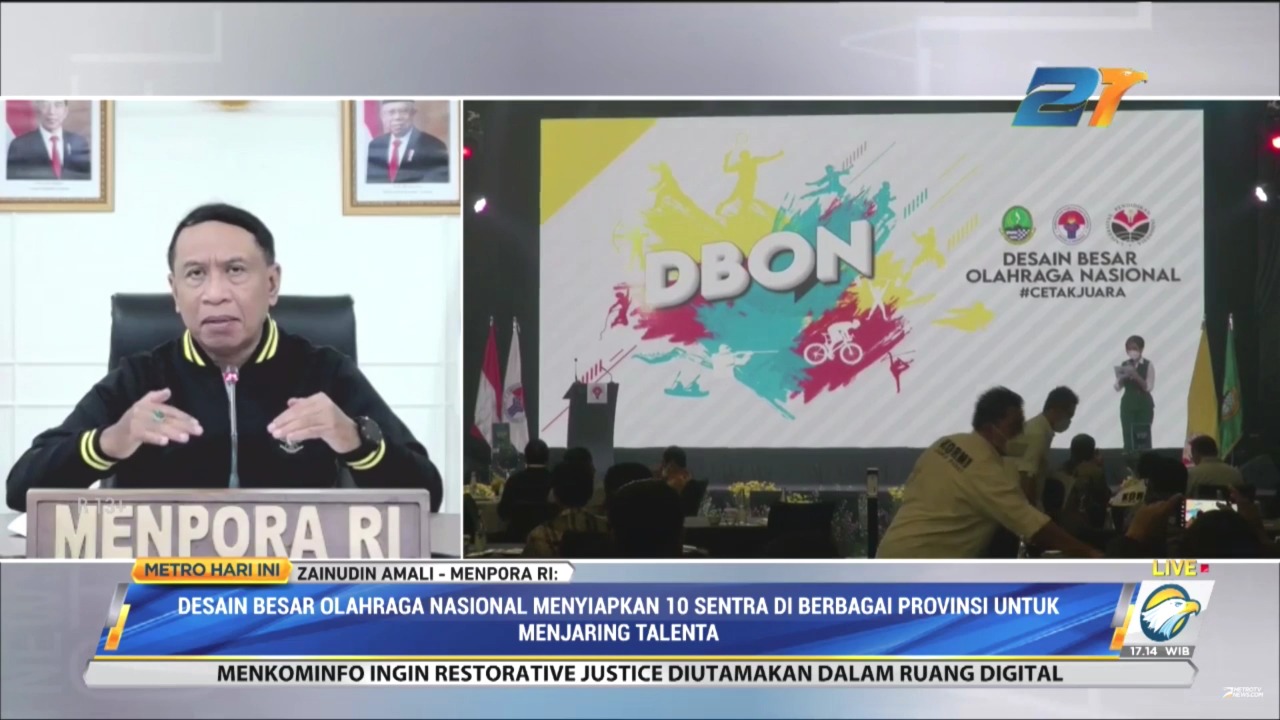 Menteri Pemuda dan Olahraga Republik Indonesia (Menpora RI) Zainudin Amali mengungkap dasar penetapan cabang olahraga unggulan yang masuk dalam desain besar olahraga nasional atau DBON. Olahraga yang mengandalkan teknik dan akurasi menjadi dasar dan difok