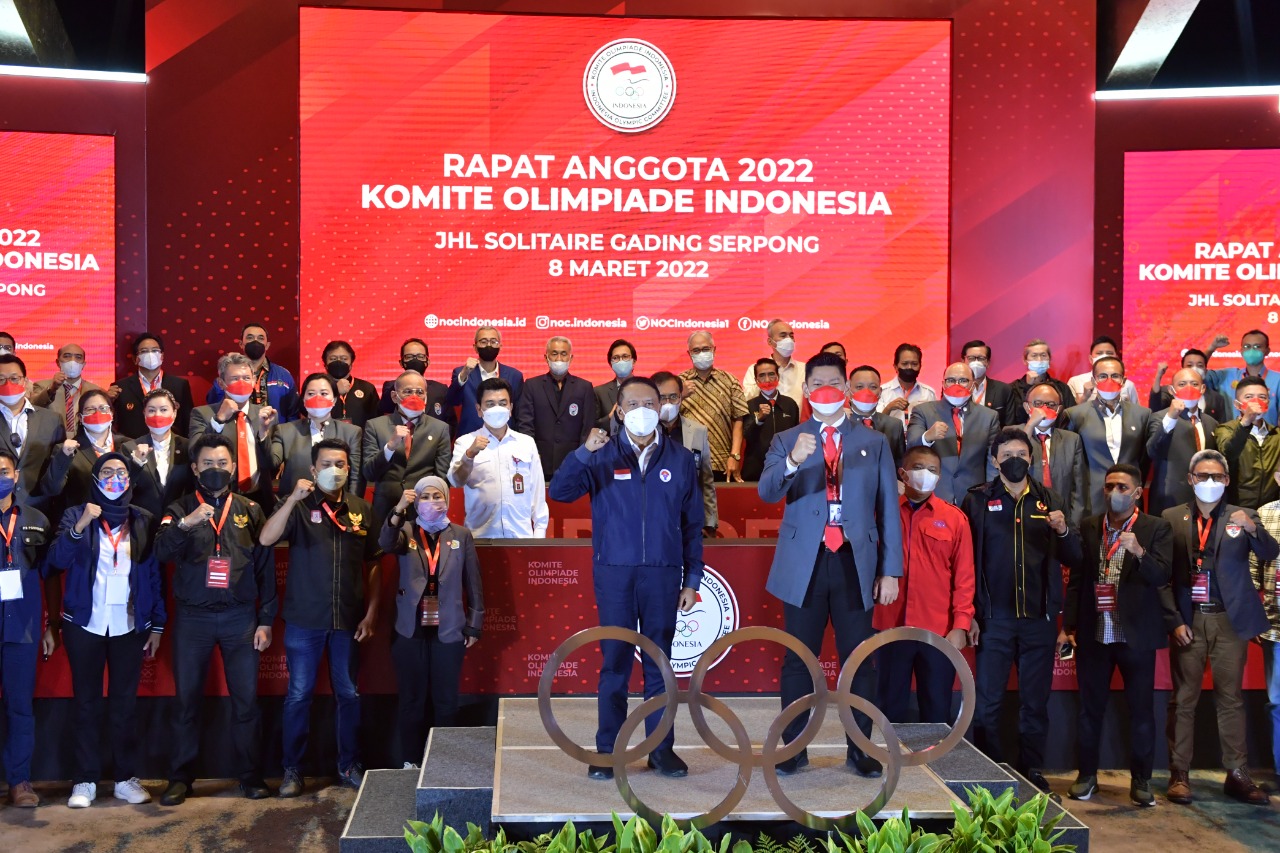 Ketua Komite Olimpiade Indonesia (KOI), Raja Sapta Oktohari berjanji akan bekerja ekstra keras, berjuang agar nama Indonesia lebih tersohor dan dikenal lagi di dunia olahraga internasional. Hal itu disampaikan Raja Sapta saat memberikan sambutan Rapat Ang