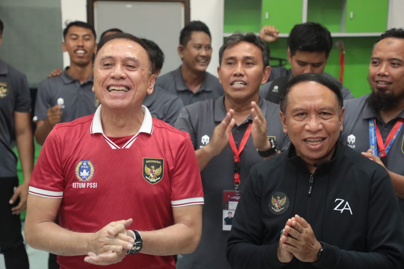Ketua Umum Persatuan Sepakbola Seluruh Indonesia (PSSI) Mochamad Iriawan sampaikan ungkapan terima kasihnya kepada Menpora Amali yang mendukung penuh perkembangan sepakbola nasional. Khususnya kedatangan Menpora Amali saat menyaksikan langsung kemenangan 