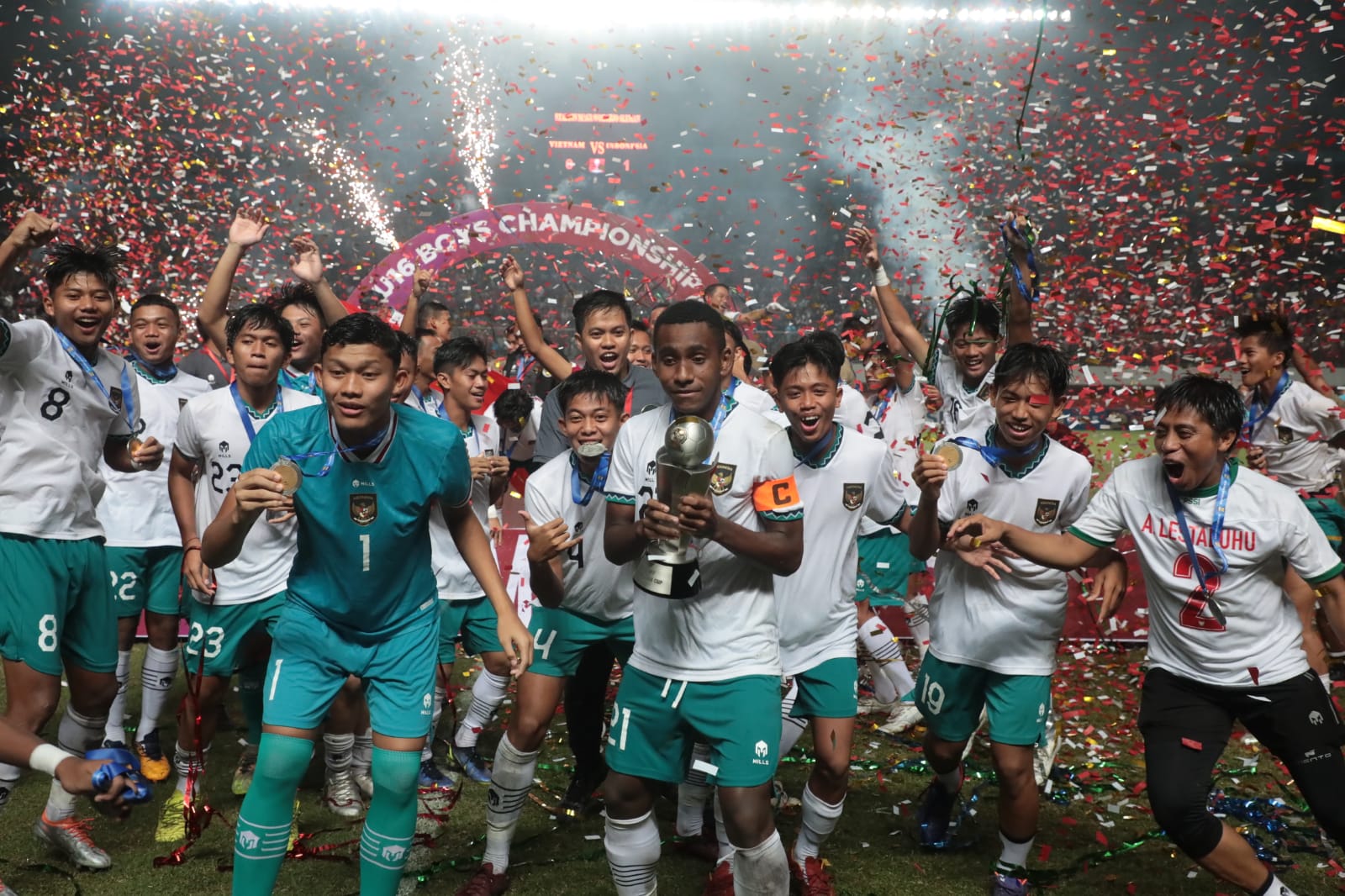 Menteri Pemuda dan Olahraga Republik Indonesia (Menpora RI) Zainudin Amali mengataka tim nasional (Timnas) sepak bola U-16 akan menghadiri upacara HUT ke-77 RI di Istana Merdeka, Jakarta pada Rabu (17/8) mendatang. (foto:putra/kemenpora.go.id)