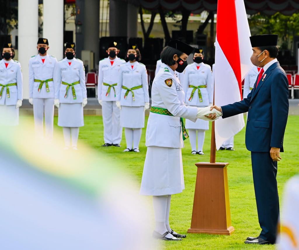 Menteri Pemuda dan Olahraga Republik Indonesia (Menpora RI) Zainudin Amali menyampaikan harapannya kepada para Paskibraka 2022 usai dikukuhkan Presiden Joko Widodo di Istana Merdeka, Jakarta. Menpora Amali berharap para peserta mampu melaksanakan tugas ne