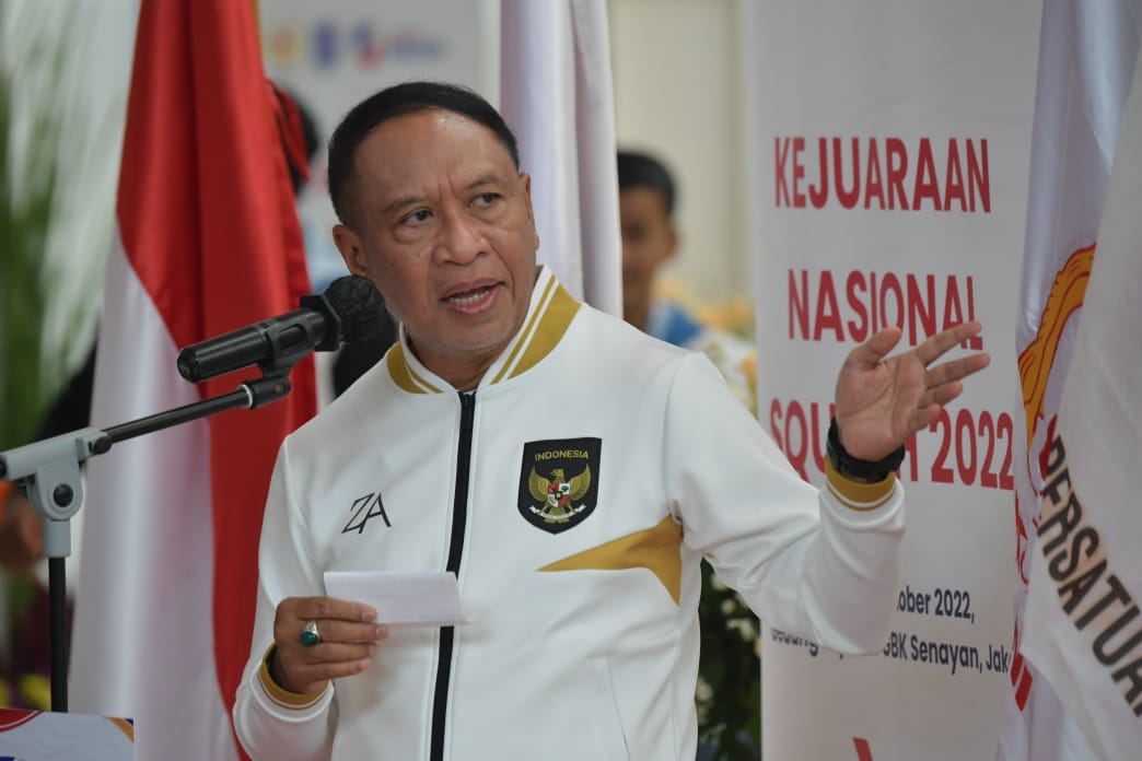 Menteri Pemuda dan Olahraga Republik Indonesia (Menpora RI) Zainudin Amali menyampaikan apresiasi atas kerja Pengurus Besar Persatuan Squash Indonesia (PB PSI) yang dipimpin oleh Sylviana Murni, dengan membuat rangkaian kegiatan secara efesien dan efektif