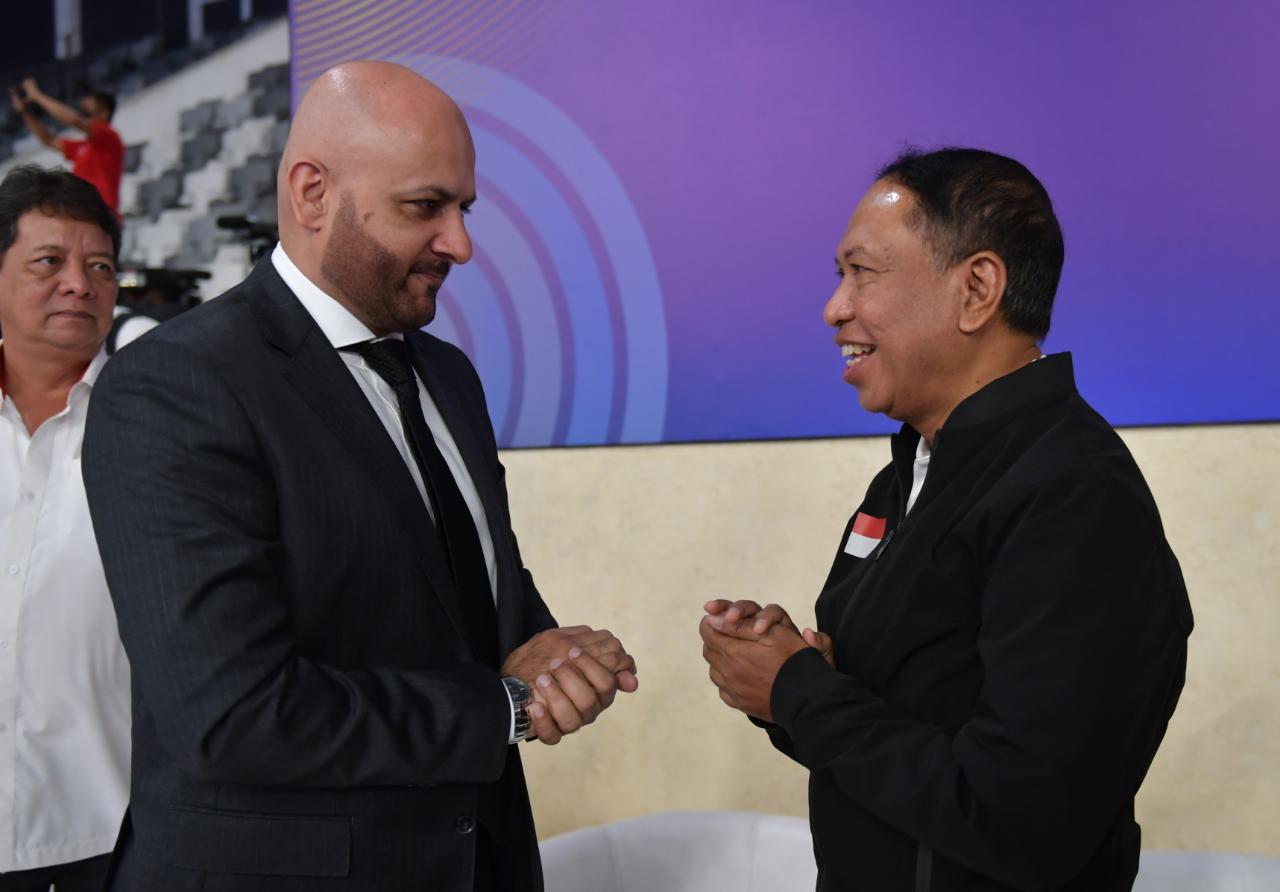 Vice President World Karate Federation (WKF), Rashid Al Ali menyampaikan rasa bangga sekaligus ucapan terimakasih kepada pemerintah Indonesia, khususnya Menteri Pemuda dan Olahraga (Menpora) Zainudin Amali yang telah mendukung penyelenggaraan Kejuaraan Du