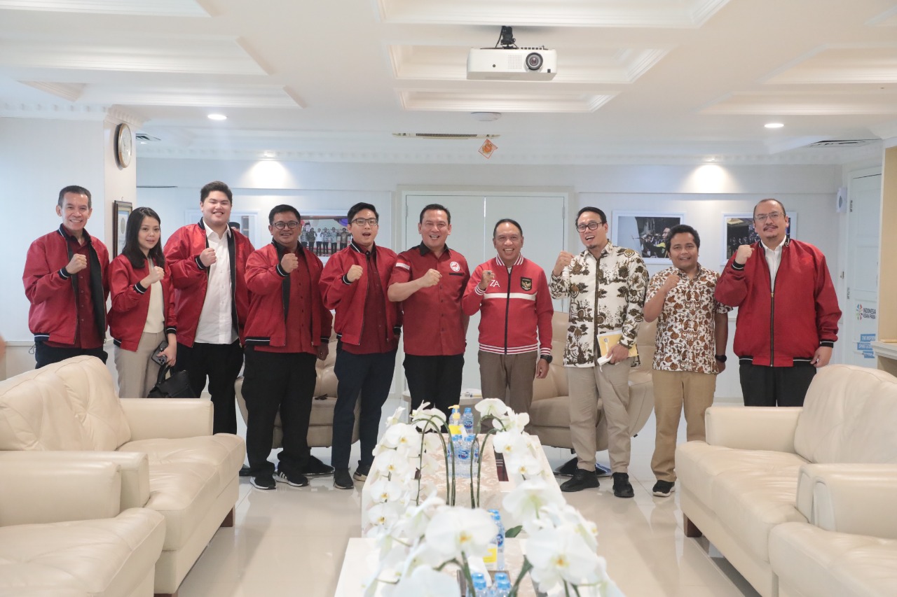 Menteri Pemuda dan Olahraga Republik Indonesia (Menpora RI) Zainudin Amali menerima Pengurus Besar Esport lndonesia (PB ESI), untuk membahas persiapan SEA Games Kamboja, yang dijadwalkan berlangsung 5-17 Mei 2023 ini. (foto:putra/kemenpora.go.id)