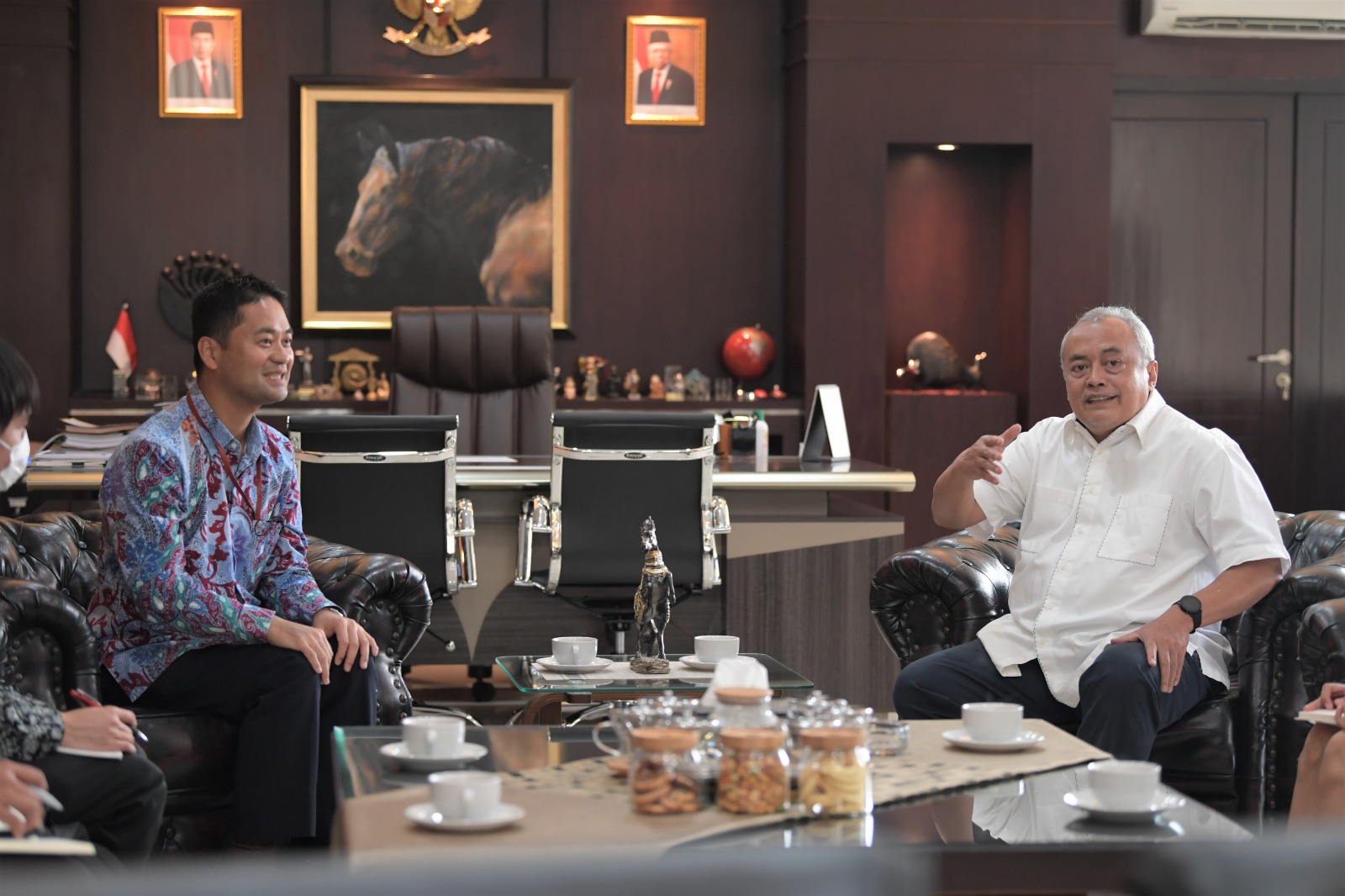 Kementerian Pemuda dan Olahraga Republik Indonesia (Kemenpora RI) menyambut baik rencana kehadiran para pejabat Jepang untuk mendukung Indonesia menjadi tuan rumah FIFA World Cup U-20 tahun 2023 dan FIBA World Cup 2023. (foto:raiky/kemenpora.go.id)