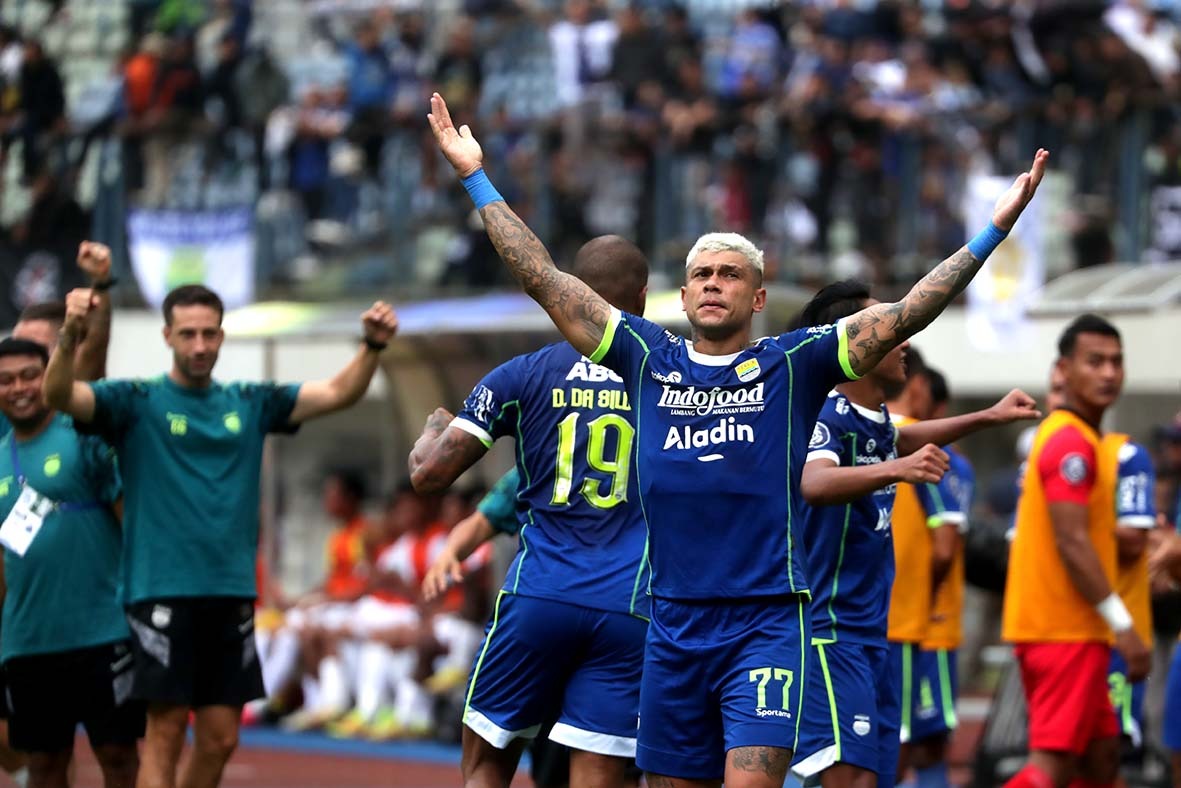 Menteri Pemuda dan Olahraga Republik Indonesia (Menpora RI) Zainudin Amali mengapresiasi Persib  Bandung yang berhasil  membungkam perlawanan PSS Sleman dengan skor 2-0.(foto:muchlis/kemenpora.go.id) 