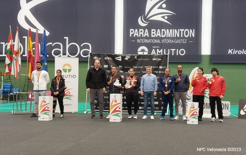 Tim nasional para-bulu tangkis Indonesia meraih prestasi bagus dalam turnamen Spanish Para Badminton International 2023. Dalam ajang yang berlangsung di Vitoria pada 20-26 Februari itu diikuti oleh 46 negara dengan total 320 peserta. Hasilnya timnas para-