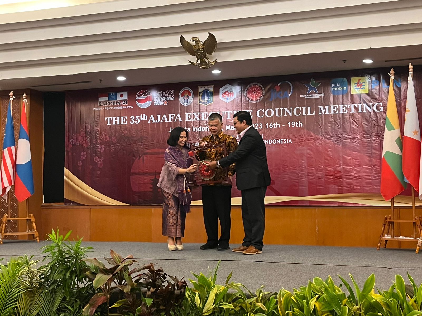 Kementerian Pemuda dan Olahraga Republik Indonesia (Kemenpora RI) mengapresiasi terselenggaranya The 35th ASEAN Japan Friendship Association (AJAFA) Executive Council Meeting di Hotel Grand Sahid Jaya, Jakarta, pada 16-17 Maret 2023.(foto:istimewa)