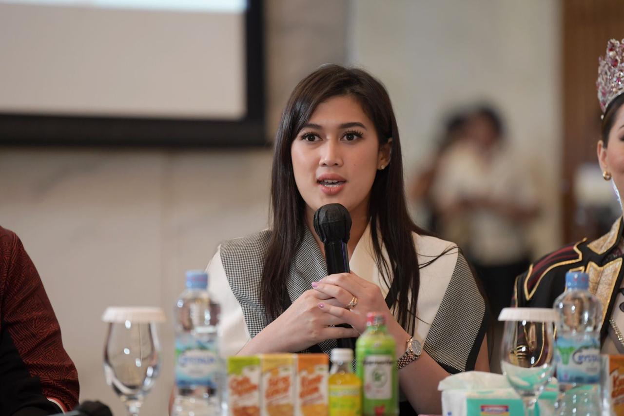 Direktur PT Mustika Ratu sekaligus Ketua Panitia Pemilihan Putri Indonesia (PPI) 2023 Kusuma Ida Anjani, sampaikan ungkapan rasa terima kasih kepada Menteri Pemuda dan Olahraga Republik Indonesia (Menpora RI) Dito Ariotedjo yang berkenan memberikan wejang