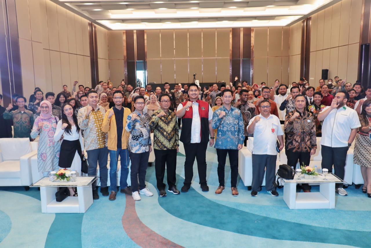 Menteri Pemuda dan Olahraga Republik Indonesia Menpora RI Dito Ariotedjo menjadi Keynote Speaker pada kegiatan Konferensi Alumni Luar Negeri yang diselenggarakan oleh Alumni Connect Perhimpunan Pelajar Indonesia (PPI) Dunia 2023 di Grand Ballroom Menara B