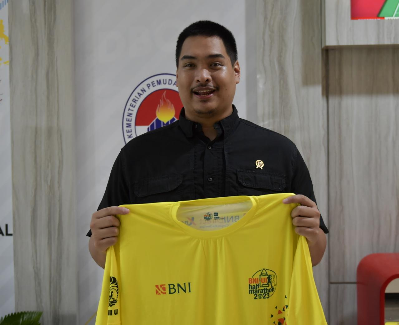 Menteri Pemuda dan Olahraga Republik Indonesia (Menpora RI) Dito Ariotedjo mendorong Universitas Indonesia (UI) agar membuka mata kuliah ata program studi managerial olahraga.(foto:bagus/kemenpora.go.id)