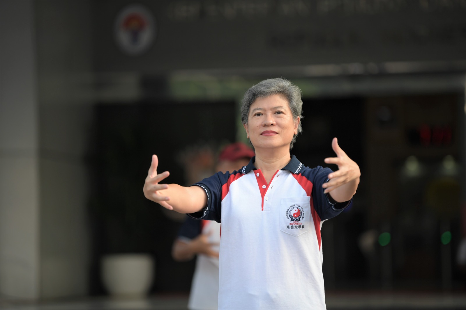 Ketua Umum Asosiasi Dong Yue Taiji Quan Indonesia (ADYTI) 2019-2024 Wirawati Hartawan menyampaikan terima kasih kepada Kemenpora yang telah memberikan kesempatan sama turut mewujudkan masyarakat bugar.(foto:raiky/kemenpora.go.id)