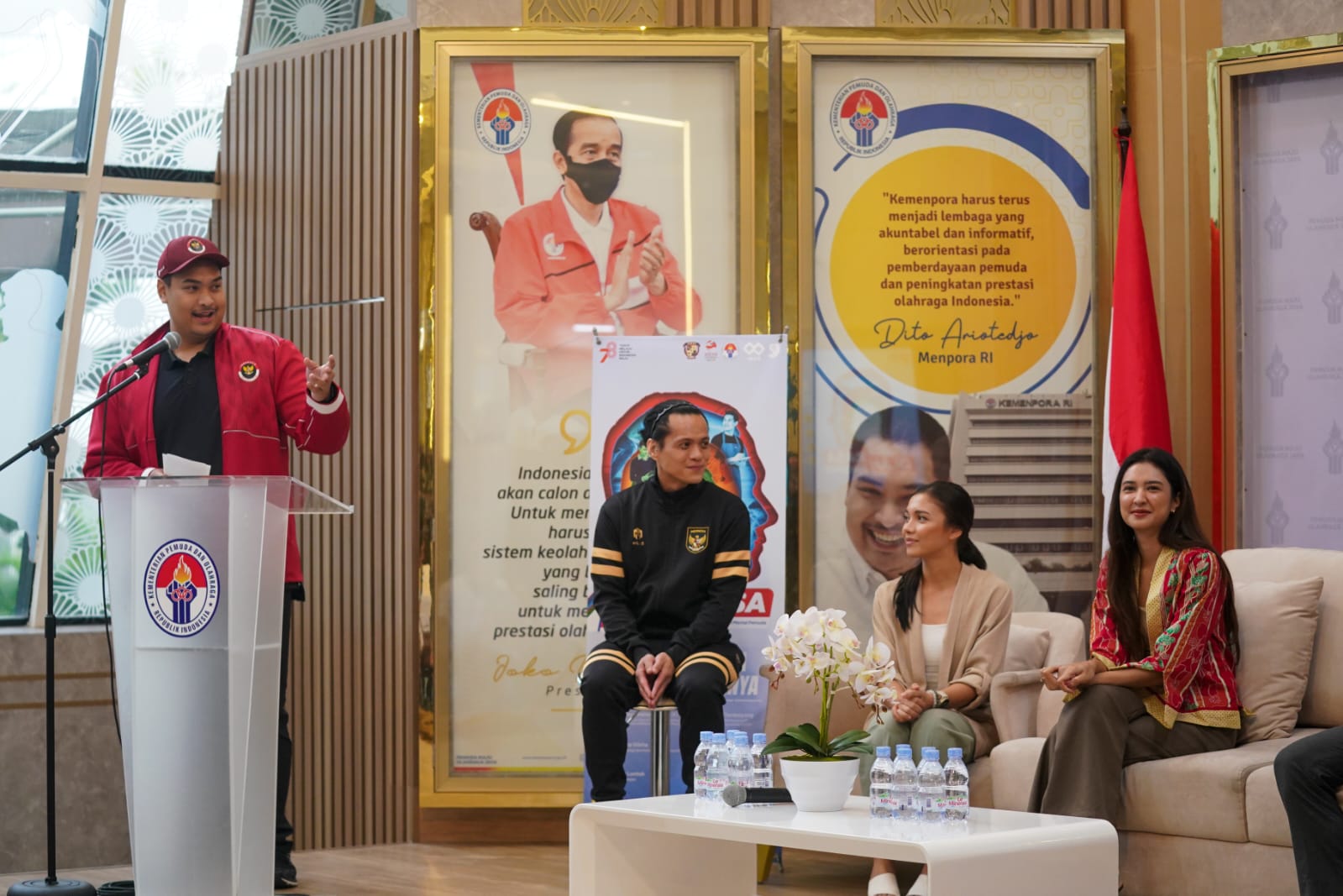 Menteri Pemuda dan Olahraga Republik Indonesia (Menpora RI) Dito Ariotedjo ingin program Youth Mental Health Center bisa tersebar ke seluruh daerah di Tanah Air. Hal ini diharap agar bisa segera diimplementasikan sebagai langkah konkret dalam memperjuangk