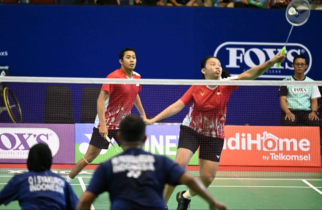 Tunggal putra Indonesia di kategori SL3, Maman Nurjaman meneruskan tren positif dalam ajang FOX'S Indonesia Para Badminton International 2023.  Dalam pertandingan semifinal yang berlangsung di GOR Sritex Arena, Solo, Jawa Tengah, Sabtu (9/9), Maman meraih