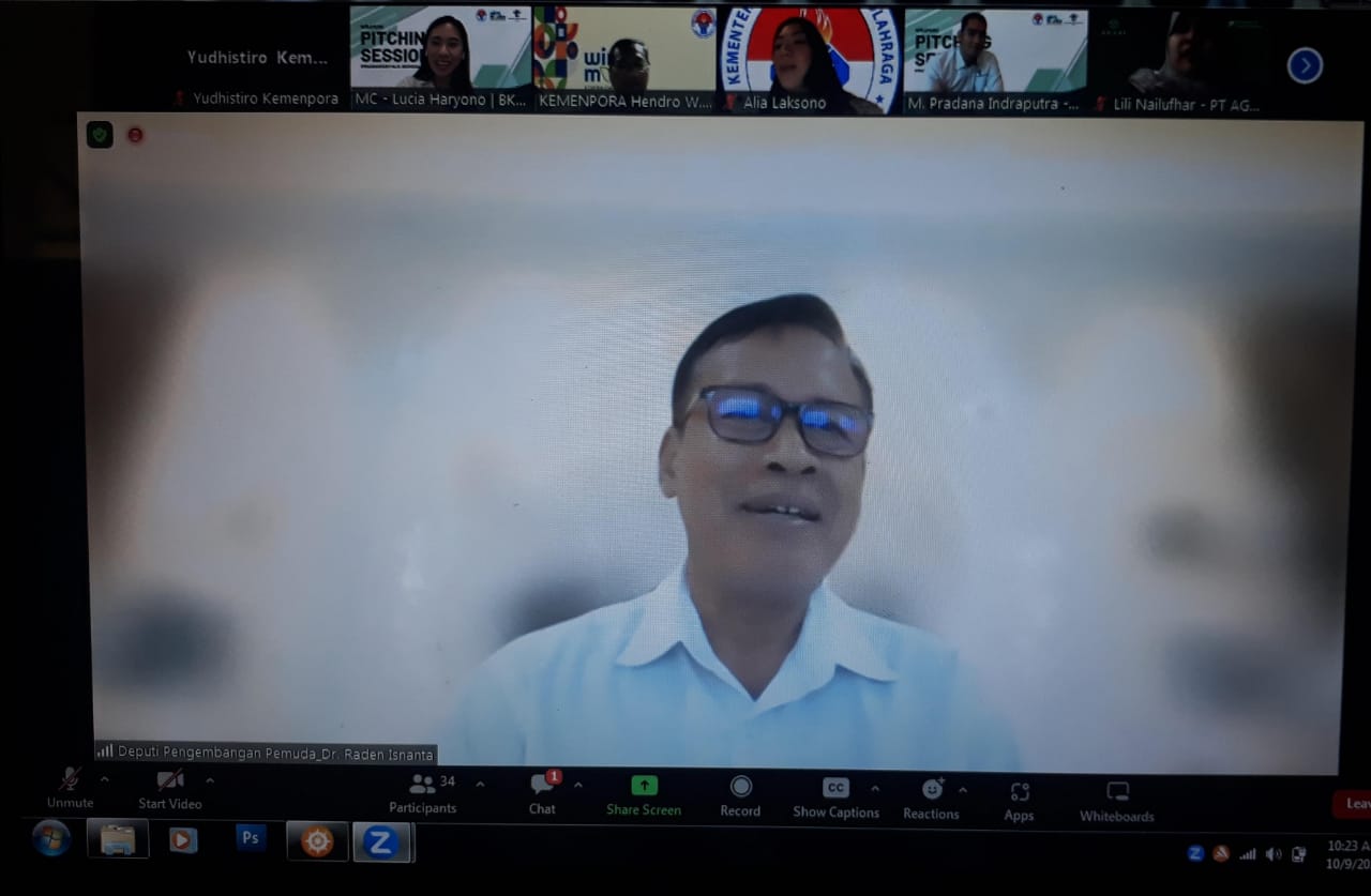 Kementerian Pemuda dan Olahraga Republik Indonesia (Kemenpora RI) berkolaborasi dengan Kementerian Investasi/Badan Koordinasi Penanaman Modal (BKPM) mengelar Intermediasi Pitching dalam rangka mempertemukan calon investor dengan alumni pemenang Wirausaha