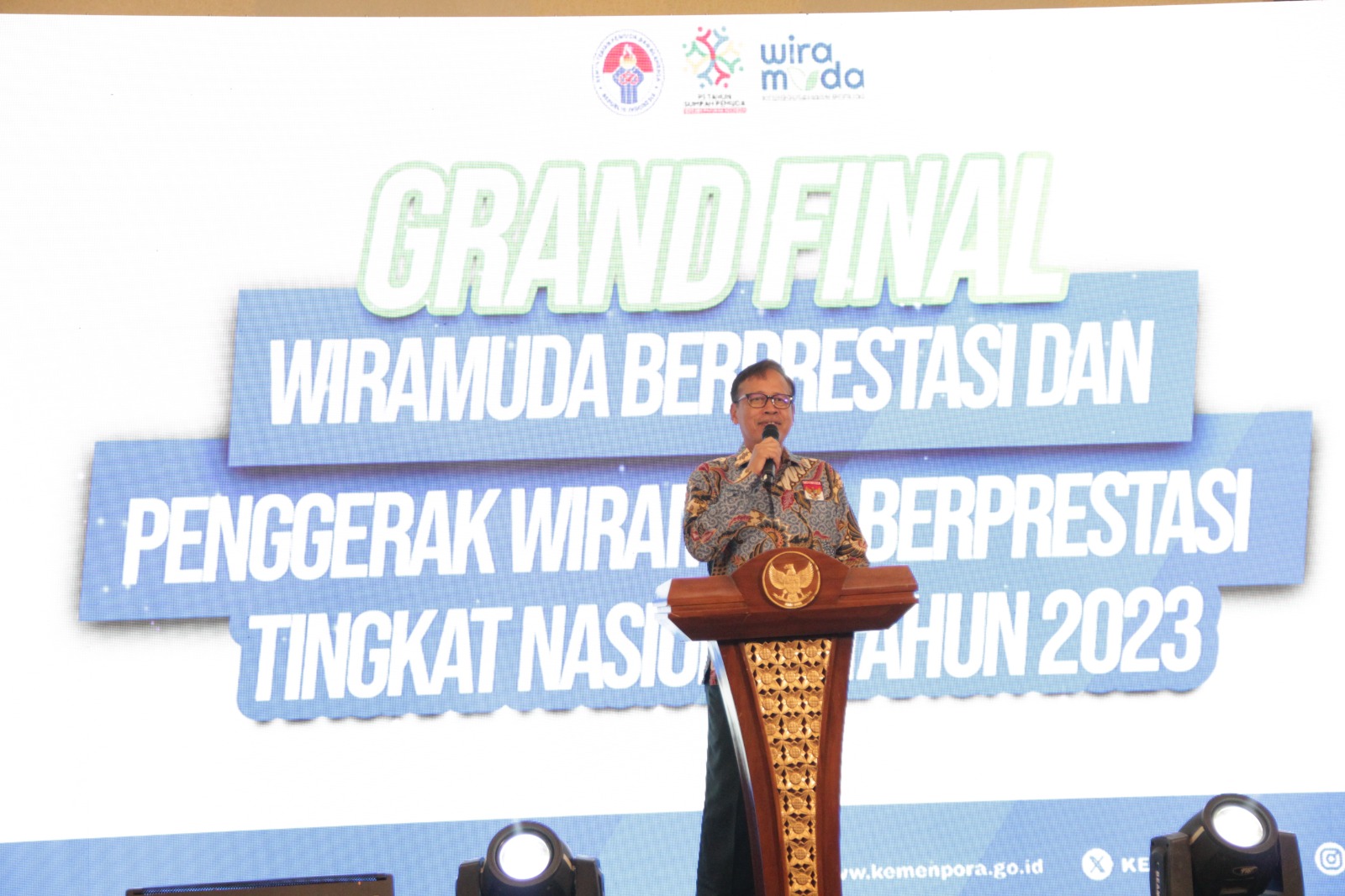 Kementerian Pemuda dan Olahraga Republik Indonesia (Kemenpora RI) telah menyelenggarakan wiramuda berprestasi dan penggerak wiramuda berprestasi tingkat nasional 2023. Diharap seluruh peserta bisa memperkuat jaringan bisnis yang ada agar lebih berkembang
