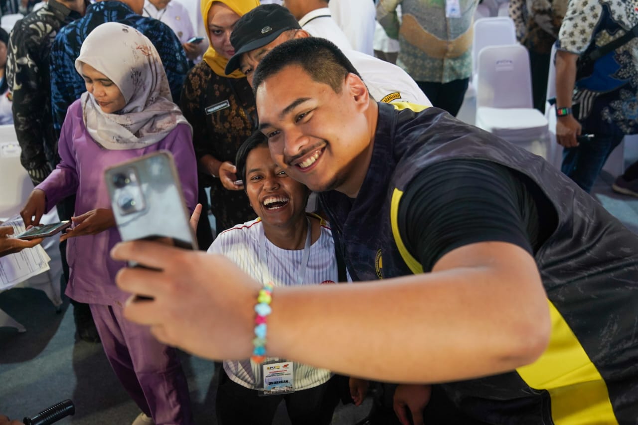 Menteri Pemuda dan Olahraga Republik Indonesia (Menpora RI) Dito Ariotedjo berharap Paralympic Training Center bisa  memacu potensi para atlet paralympic untuk terus jadi juara.(foto:egan/kemenpora.go.id)
