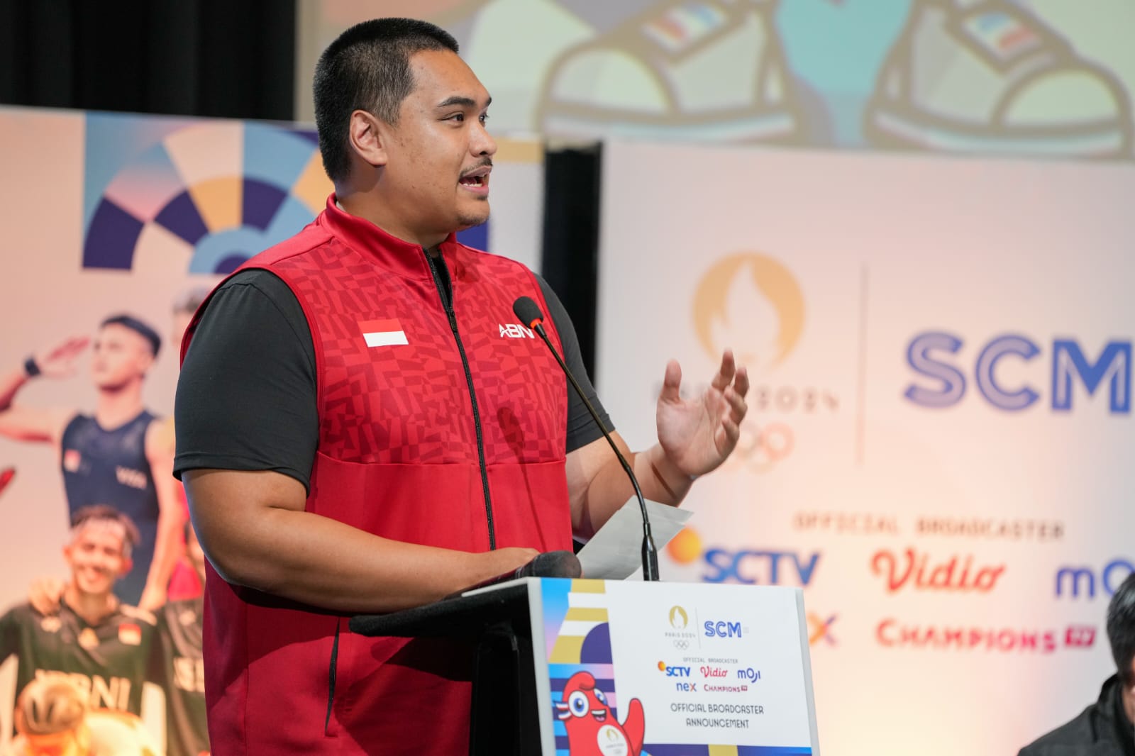 Menteri Pemuda dan Olahraga Republik Indonesia (Menpora RI) Dito Ariotedjo mengucapkan apresiasi dan terima kasih kepada Elang Mahkota Teknologi (Emtek) Group yang resmi menjadi pemegang hak siar untuk Olimpiade 2024 Paris di Prancis pada 26 Juli-11 Agust