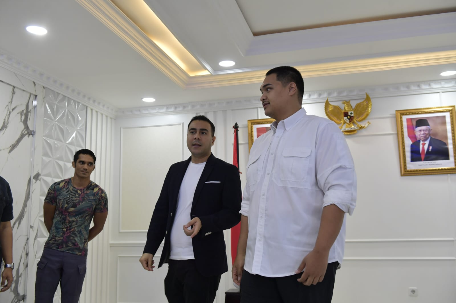 Hari Selasa (9/7) siang, Menteri Pemuda dan Olahraga Republik Indonesia (Menpora RI) Dito Ariotedjo, menerima audiensi Asosiasi Olahraga Kombat Indonesia (AOKI) di ruang rapat lantai 10 Kantor Kemenpora, Senayan, Jakarta.(foto:bagus/kemenpora.go.id) 
