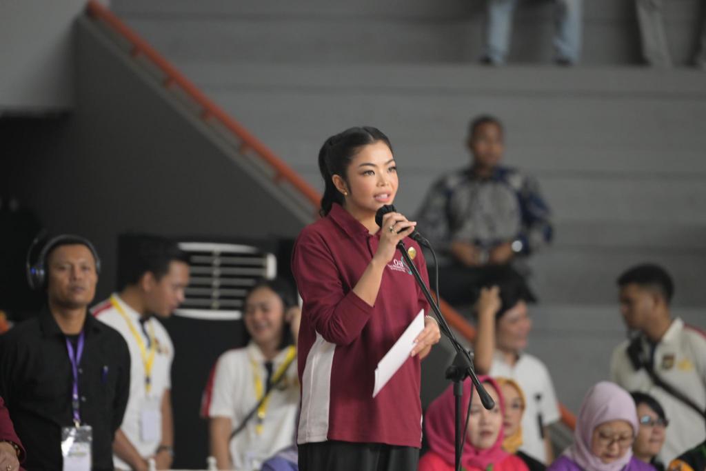 Wakil Ketua I Bidang Sosial dan Budaya OASE KIM yang juga sebagai Ketua Panitia Lomba Nasional Senam Kreasi (LNSK) Piala Ibu Negara RI Tahun 2024, Niena Kirana Dito Ariotedjo berharap, LNSK Piala Ibu Negara Tahun 2024 yang diikuti 305 peserta dari 34 Prov