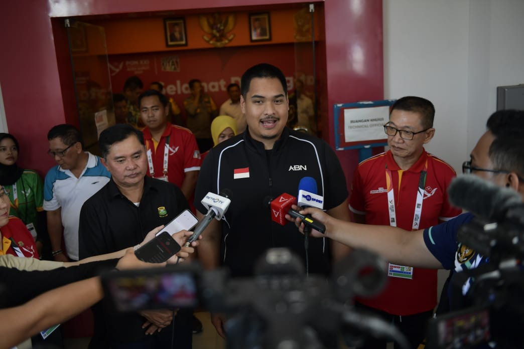 Menteri Pemuda dan Olahraga Republik Indonesia (Menpora RI) Dito Ariotedjo memastikan penutupan Pekan Olahraga Nasional (PON) XXI Aceh-Sumatera Utara siap digelar. Segala persiapan terus dikebut demi kesuksesan acara.(foto:bagus/kemenpora.go.id)