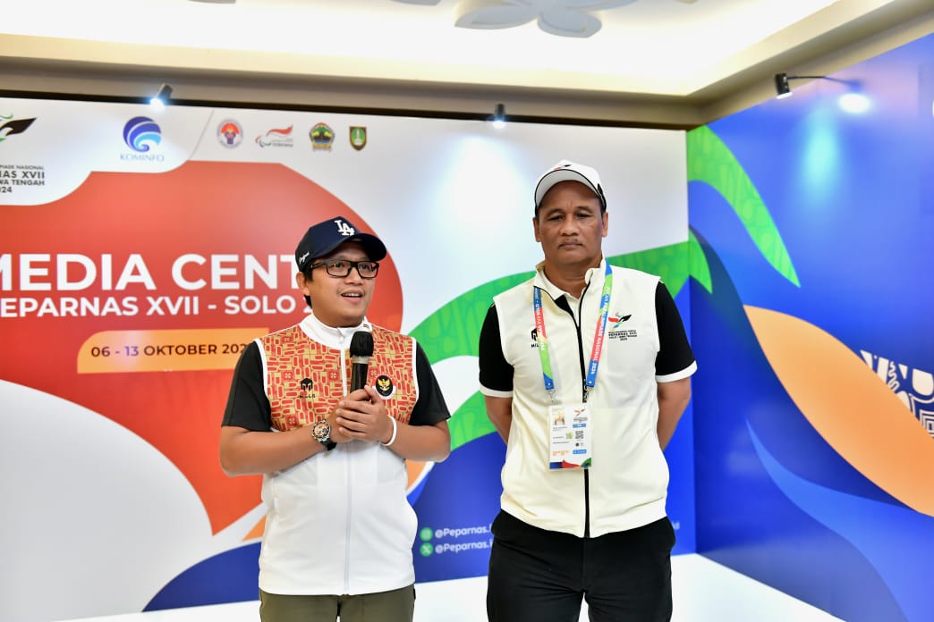 Penyelenggaraan Pekan Paralimpiade Nasional (Peparnas) XVII Solo 2024 diharapkan bisa menghasilkan bibit-bibit atlet disabilitas elite Indonesia. Khususnya untuk menyongsong Paralimpiade 2028 di Los Angeles, Amerika Serikat.(foto:andre/kemenpora.go.id)
