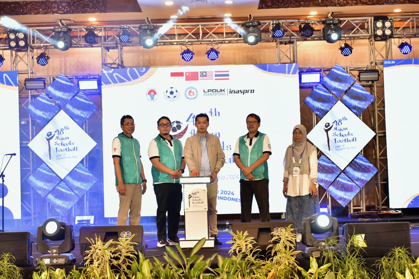 Kementerian Pemuda dan Olahraga Republik Indonesia (Kemenpora RI) berharap melalui Kejuaraan 48th Asian Schools Football Under-18 Championship (ASFC) 2024, jadi ajang meningkatkan kerjasama antar negara di Asia khususnya pengembangan potensi pemain muda s