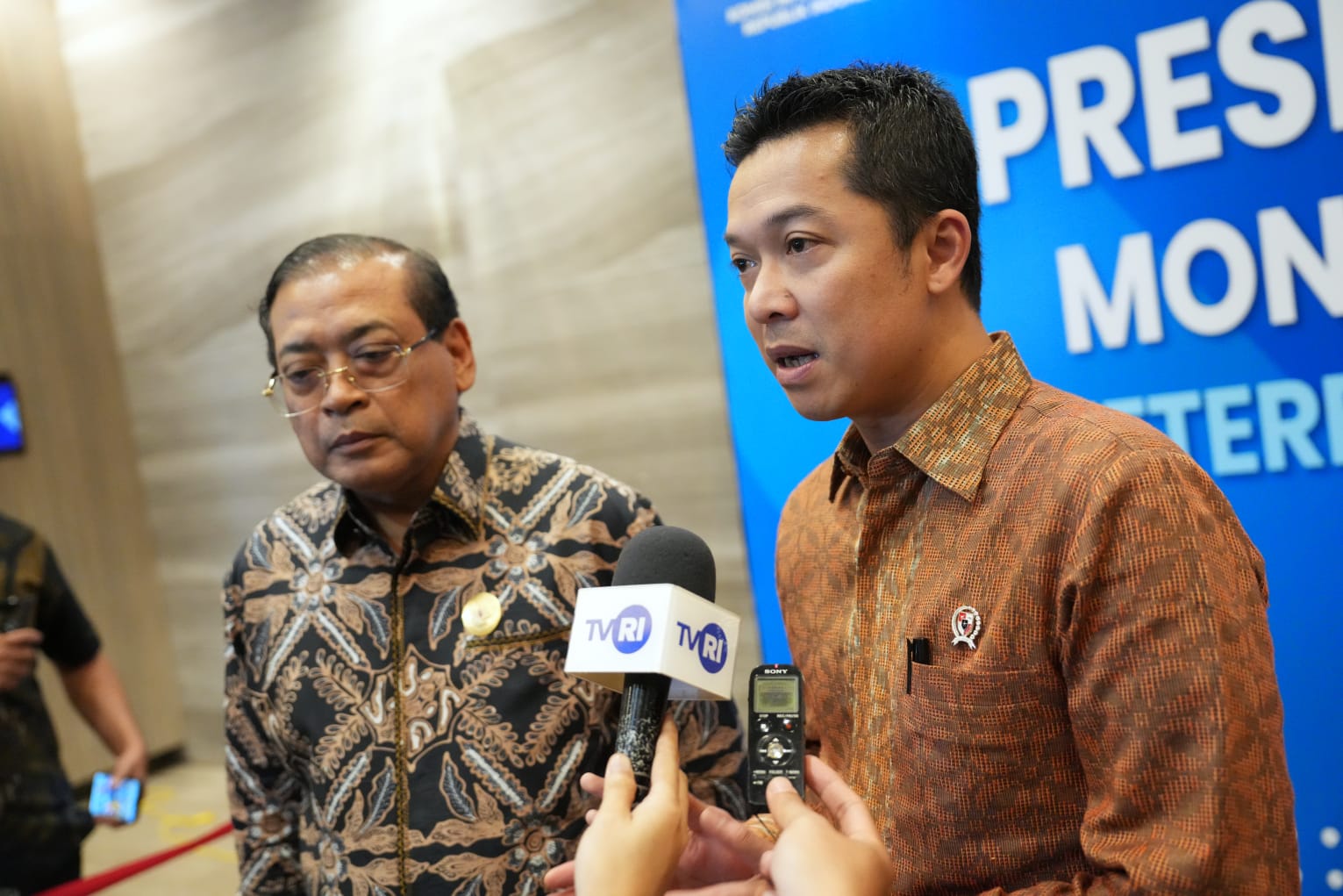 Wakil Menteri Pemuda dan Olahraga Republik Indonesia (Wamenpora RI) Taufik Hidayat menyampaikan komitmen bahwa Kemenpora RI akan terus menjadi lembaga publik yang akuntabel dan informatif.(foto:herry/kemenpora.go.id)