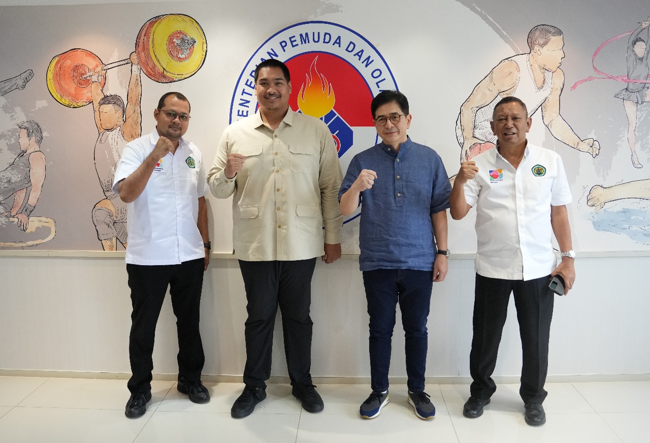 Menteri Pemuda dan Olahraga Republik Indonesia (Menpora RI) Dito Ariotedjo, menerima Audiensi Ketua Umum Pengurus Besar Persatuan Panahan Indonesia (PB Perpani) Arsjad Rasjid, yang hadir bersama Sekjen PP Perpani Irawadi Hanafi dan Bidang Sarana dan Prasa