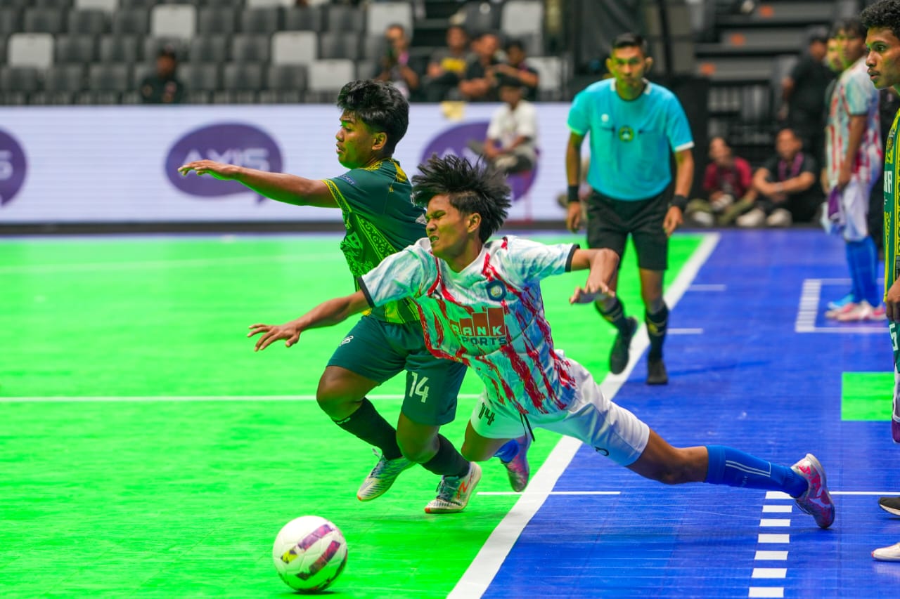 Menteri Pemuda dan Olahraga Republik Indonesia (Menpora RI) Dito Ariotedjo, menginginkan pelaksanaan Axis Nation Cup 2024 yang menjadi ajang futsal terbesar tingkat SMA maupun SMK sebagai ajang talent scouting potensi atlet futsal di Indonesia.(foto:egan/