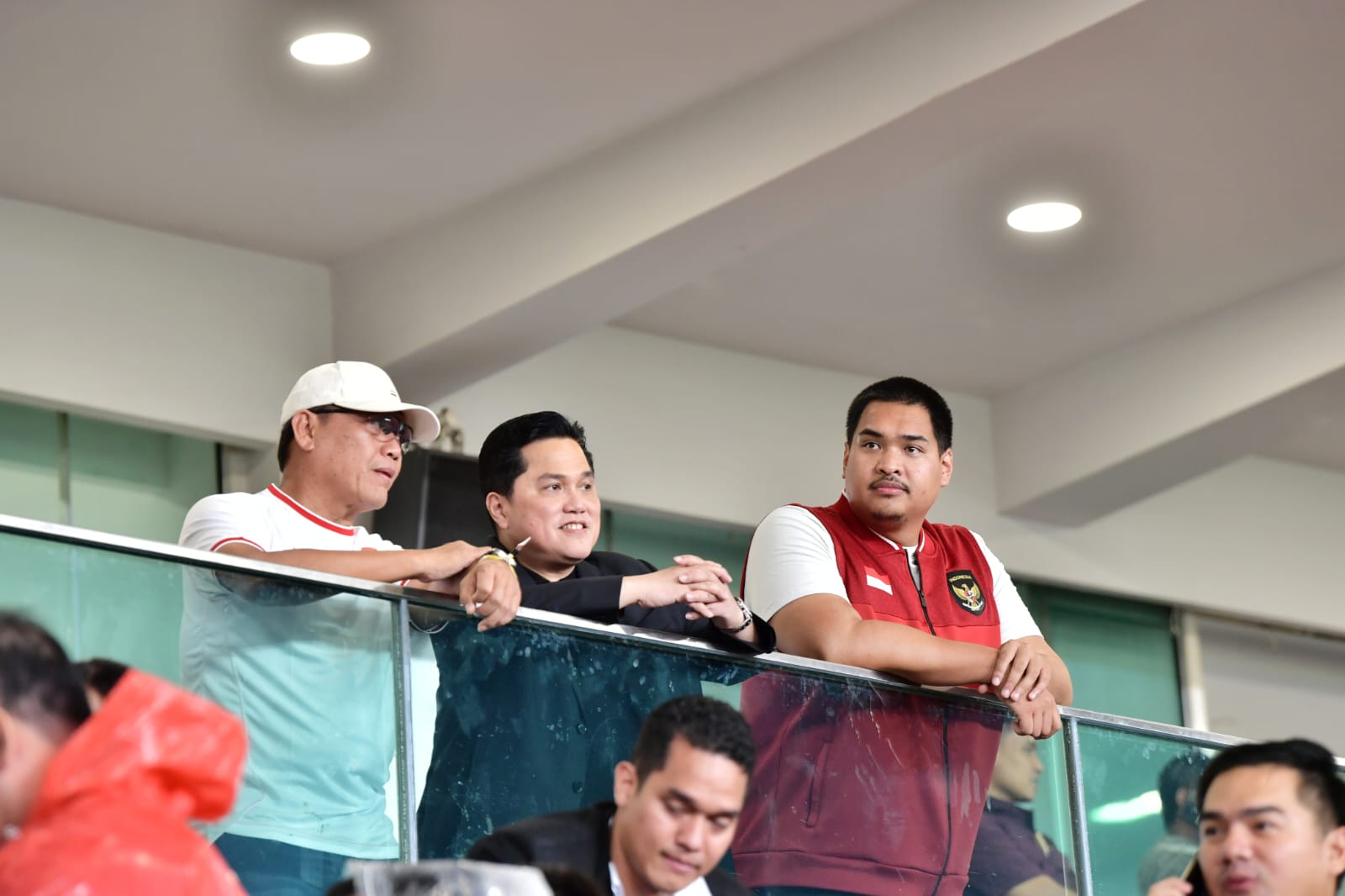 Menteri Pemuda dan Olahraga Republik Indonesia (Menpora RI) mengapresiasi kemenangan Timnas Indonesia saat bentrok melawan Arab Saudi dalam lanjutan putaran ketiga Kualifikasi Piala Dunia 2026 zona Asia. Skuad Garuda berhasil menundukkan tim tamu 2-0. (fo