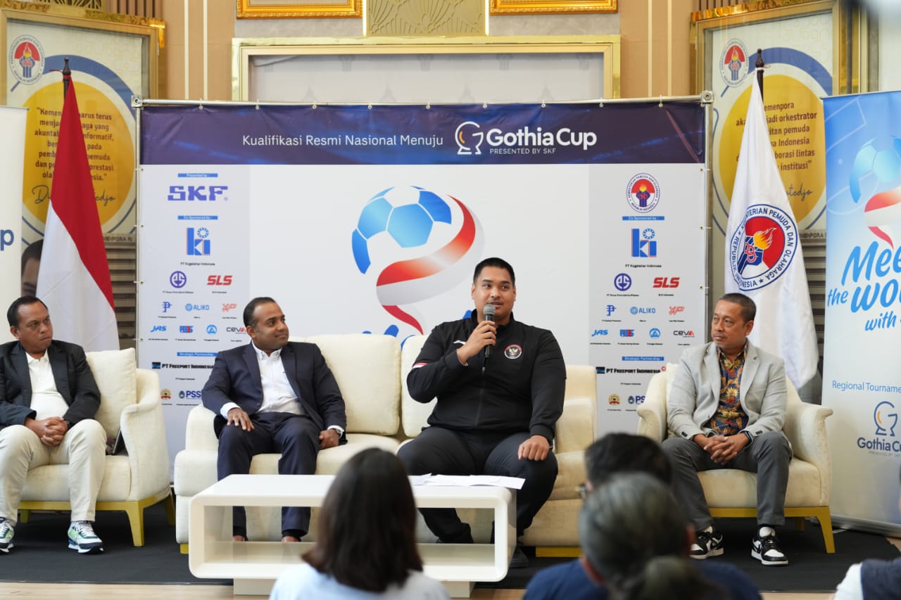 Menteri Pemuda dan Olahraga Republik Indonesia (Menpora RI) Dito Ariotedjo mengapresiasi 20 tim yang lolos ke Babak Grand Finale Meet the World With SKF Road to Gothia Cup 2025 yang akan diselenggarakan pada 23-24 November 2024 di Stadion ASIOP, Cempaka P