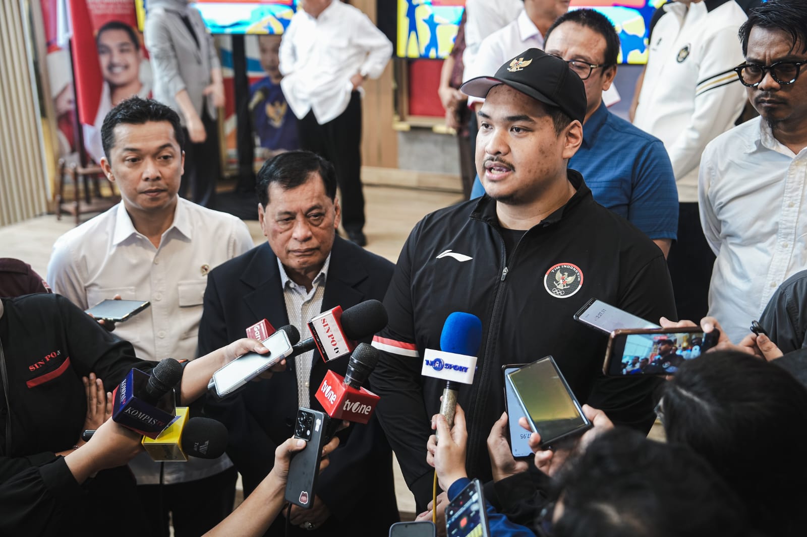 Menteri Pemuda dan Olahraga Republik Indonesia (Menpora RI) Dito Ariotedjo memastikan pemerintah dalam hal ini Kemenpora akan memberikan bantuan tahap III yang diberikan untuk cabang olahraga (Cabor) yang bertanding di SEA Games 2025 Thailand. (foto:Egan/