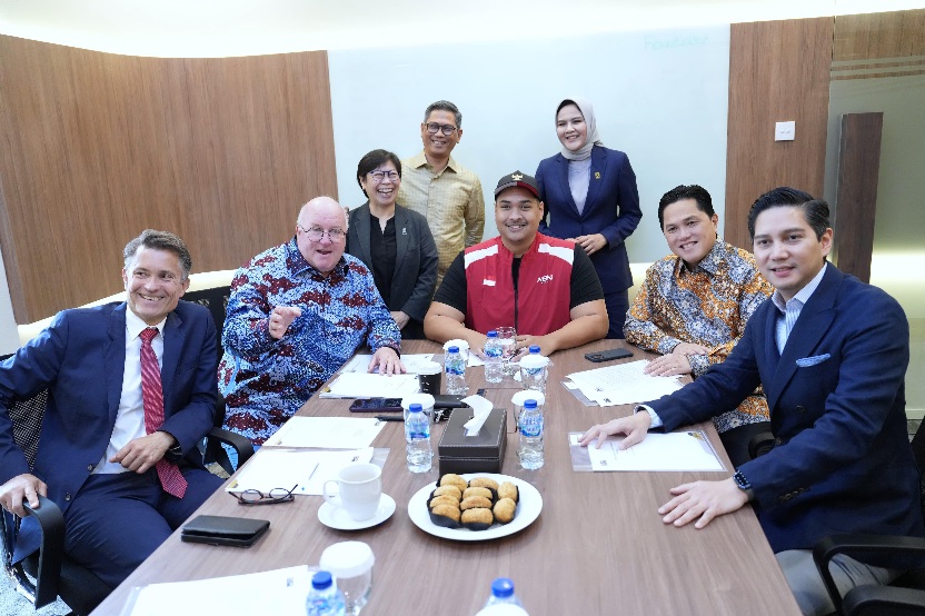 Menteri Pemuda dan Olahraga (Menpora) RI Dito Ariotedjo menghadiri Rapat Dewan Penasihat (Advisory Council) Fédération Internationale de Basketball (FIBA) Indonesia, Selasa (6/5) pagi di Kantor FIBA Indonesia, Menara Danareksa Lantai 3, Jalan Medan Merdek