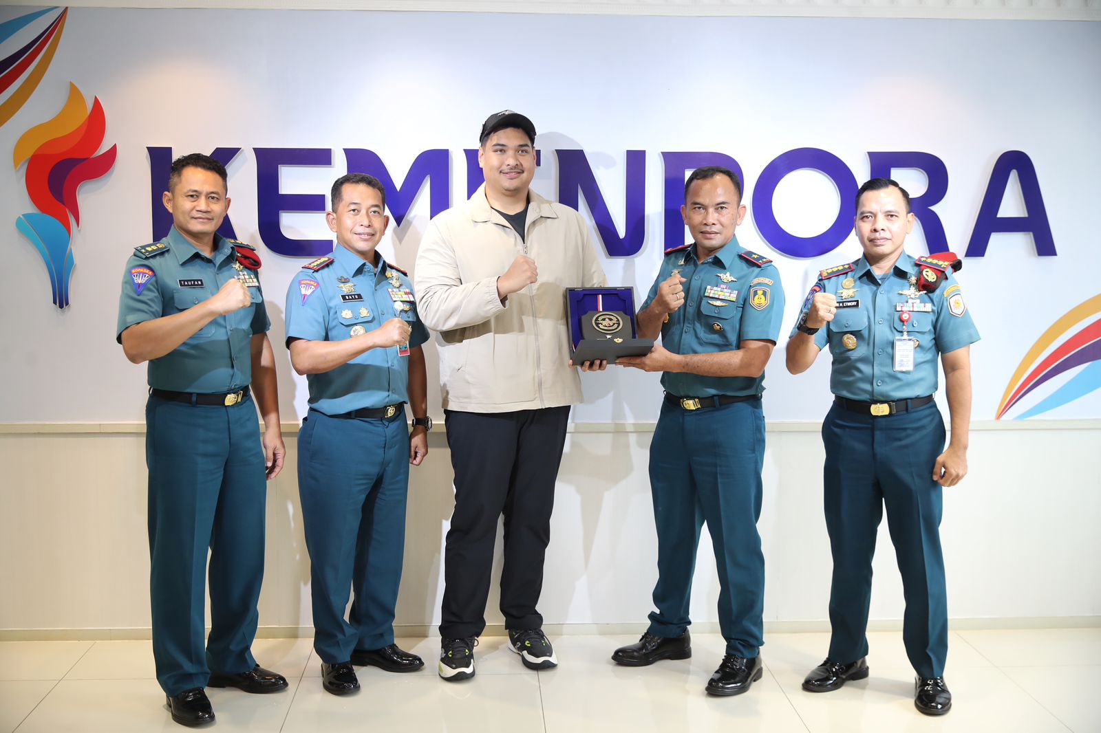 Menteri Pemuda dan Olahraga (Menpora) RI Dito Ariotedjo memberikan dukungan penuh untuk kesuksesan Fin Swimming Piala Kasal 2025 di Koarmada II Surabaya, Jawa Timur (Jatim) pada 9 dan 10 Agustus mendatang.(foto:raiky/kemenpora.go.id)