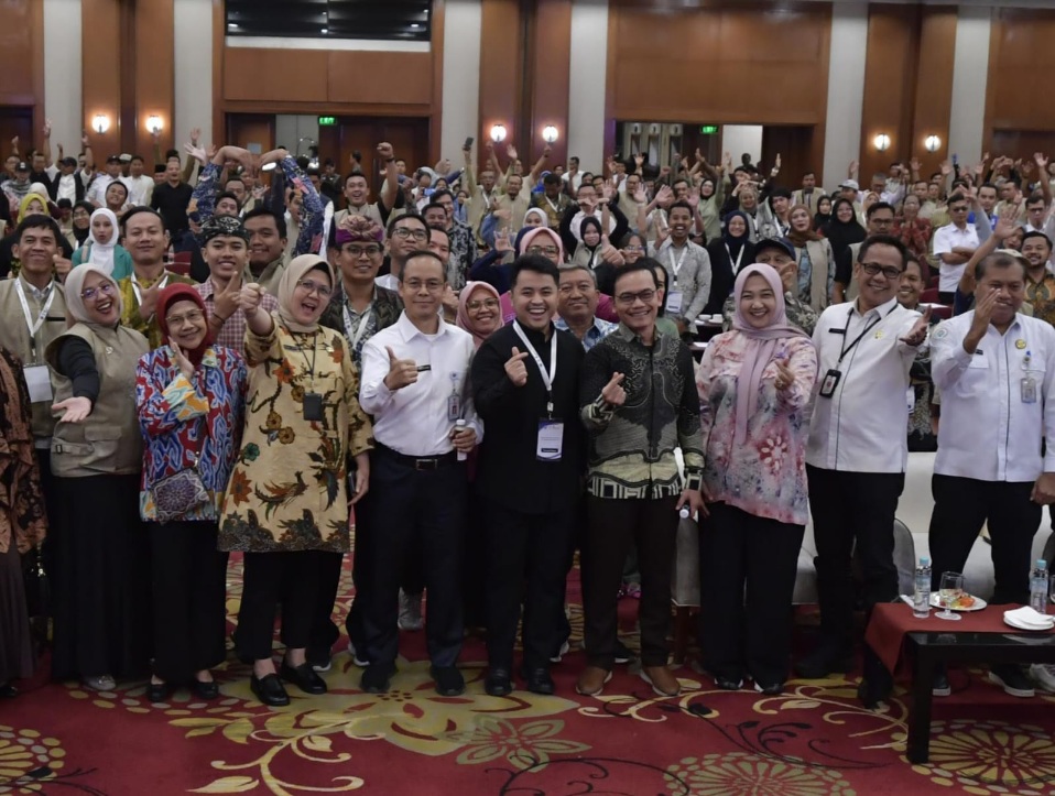 Workshop Fasilitasi Pemuda Pelopor di Tingkat Desa Inklusif Tahun 2025 resmi di tutup, Kemenpora mendorong serta berharap peran nyata para pemuda desa membangun desa dengan inovasi-inovasi.(foto:bagus/kemenpora.go.id)