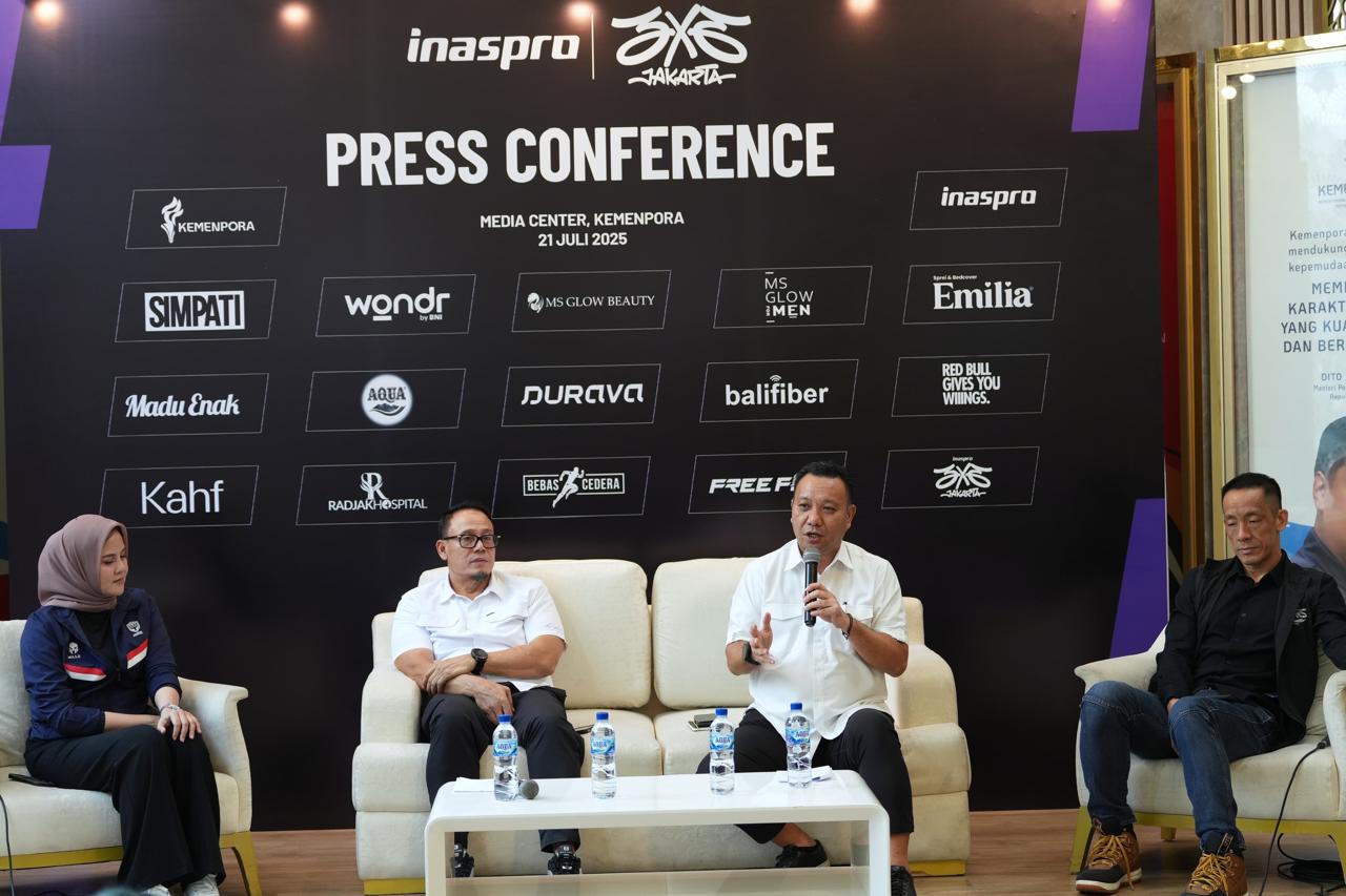 Kementerian Pemuda dan Olahraga Republik Indonesia (Kemenpora RI) melalui LPDUK/ Inaspro mendukung penuh penyelenggaraan FIBA 3x3 Women's Series Jakarta 2025 dan FIBA 3x3 Challenger Jakarta yang digelar di Plaza Timur Gelora Bung Karno, Senayan, 24-25 Jul