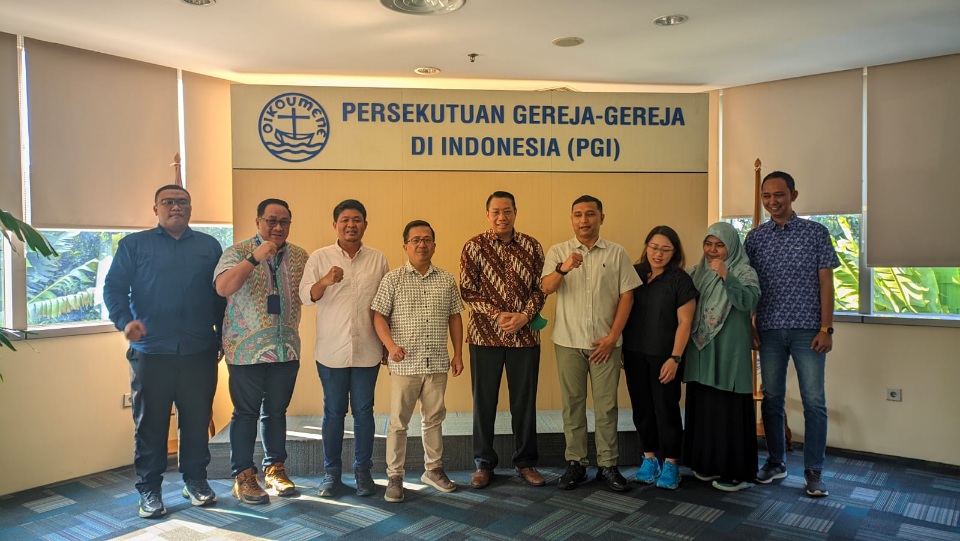 Kementerian Pemuda dan Olahraga (Kemenpora) bersama Persekutuan Gereja-Gereja di Indonesia (PGI), Rabu (23/7) menggelar pertemuan strategis sebagai bagian dari rangkaian kegiatan Pekan Olahraga Pemuda.(foto:istimewa)