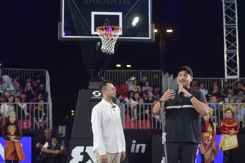 Penyelenggaraan turnamen bola basket 3x3, FIBA 3x3 Jakarta Women’s Series 2025 bersama FIBA 3x3 Challenger 2025 menjadi salah satu langkah dan komitmen Kementerian Pemuda dan Olahraga (Kemenpora) RI dalam menyongsong Olimpiade 2028 di Los Angeles.(foto:ba